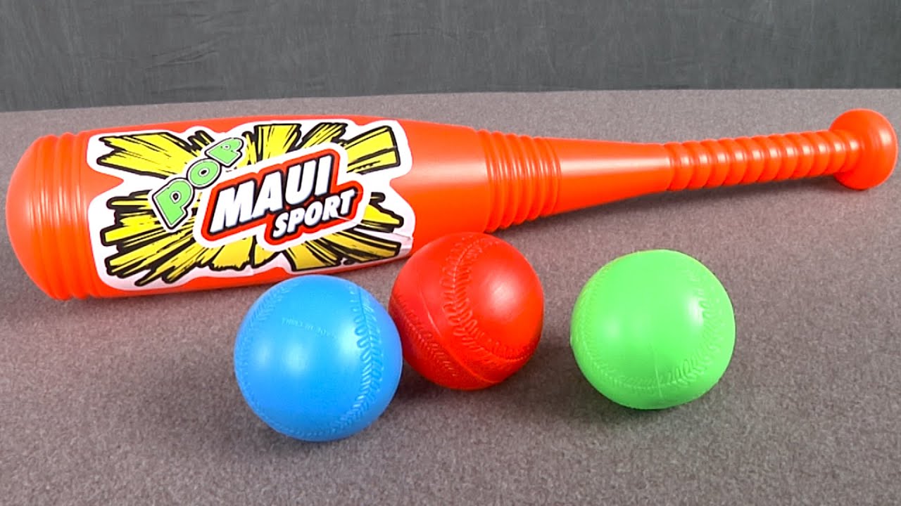 Maui Sport Jumbo Bat and Ball from Maui Toys - YouTube