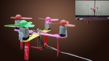 making drone using popsicle sticks !! Mini drone so nice video