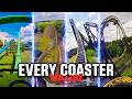 ALL Rollercoasters of Walibi Holland 4K Front Row POV | YOY, Untamed, Goliath, Zero Gravity etc.