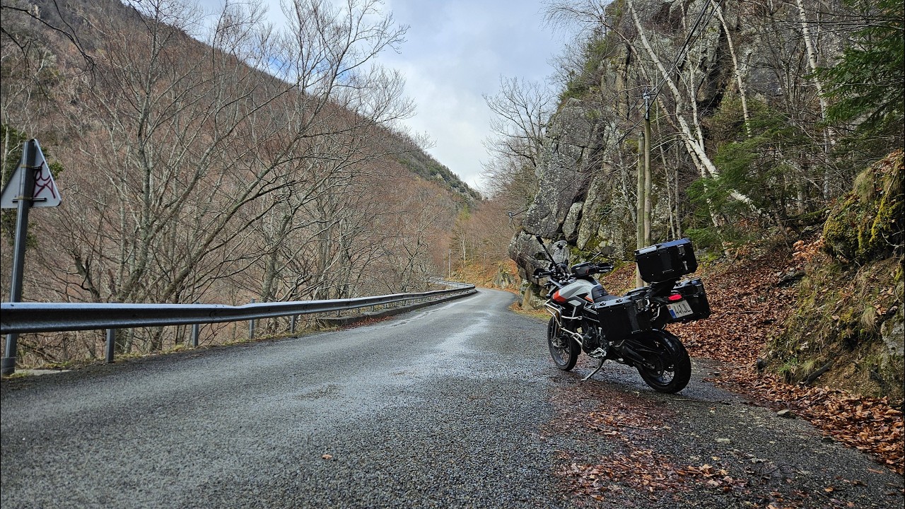 From Toulouse (France 🇫🇷) to Spain using local roads (2025-03-25)