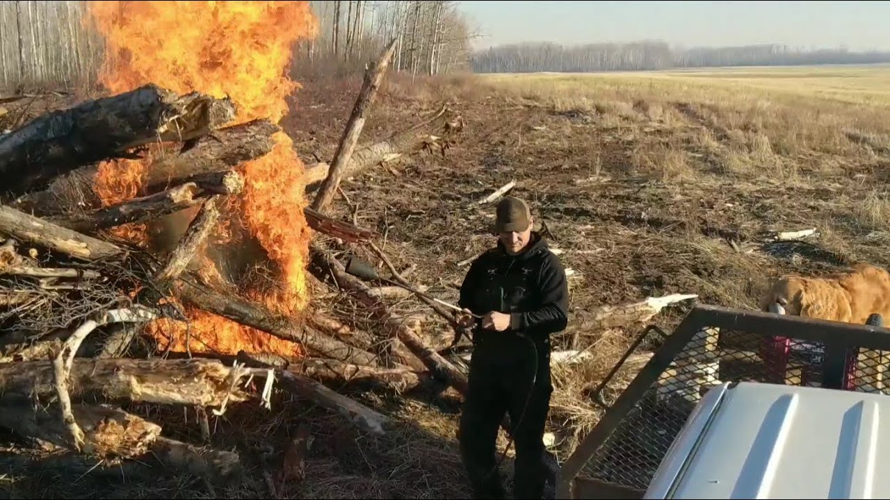 Farming with Fire!! Clearing sections of bushland for crops