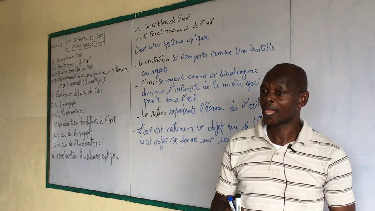 Physiques chimie 3e les défauts de l'oeil et leur correction