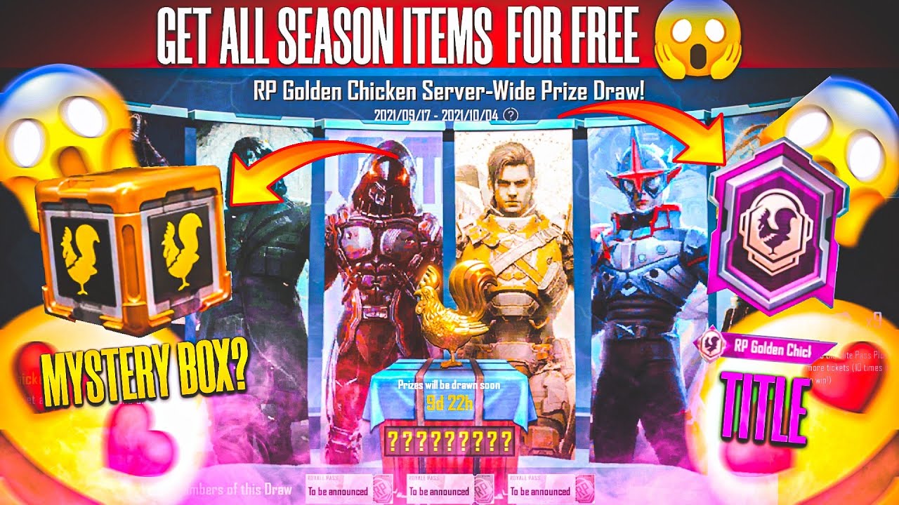 RP GOLDEN CHICKEN DRAW NEW EVENT FULLY EXPLAINED | RP GOLDEN CHICKEN SERVER WIDE DRAW EVENT IN PUBG