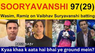 Tanveer Ahmed Shocked on Vaibhav Sooryavanshi batting today IPL | Ramiz Speaks, PAK Media reaction