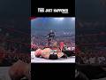 Kane BREAKS Rob Van Dam 😳 #wwe #kane #robvandam