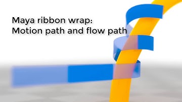 Maya: wrapping a ribbon around an object