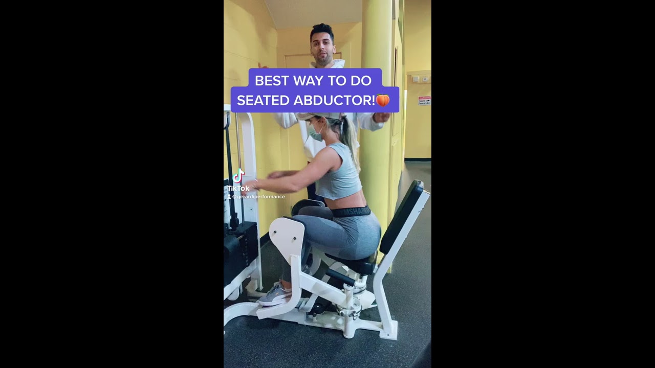 How To Use The Seated Hip Abductor Machine For Bigger GLUTES
