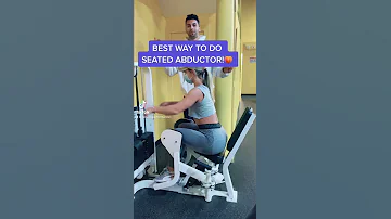How To Use The Seated Hip Abductor Machine For Bigger GLUTES 