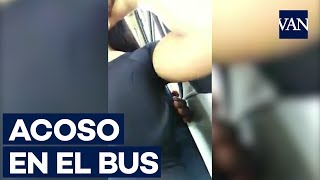 Acosan a una chica en un bus de Brasil