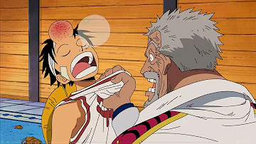 Garp tells Luffy about Shanks strength😨🔥(English Sub)