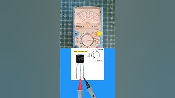 how to test the NPN transistor #tutorial