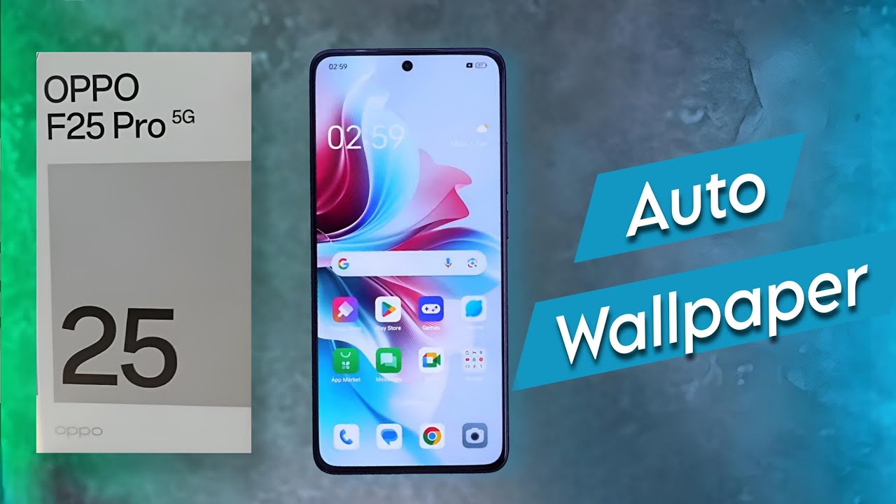 Oppo F25 Pro: How to Change Lock Screen Wallpaper, Oppo F25 Pro me