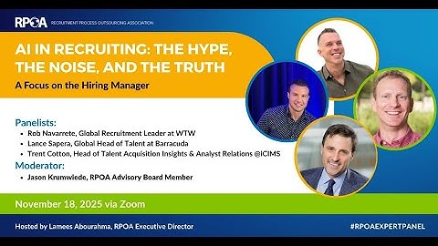 How AI Is Revolutionizing Hiring: Actionable Strategies & Proven Tools for Managers | RPOA Panel