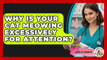 Why Is Your Cat Meowing Excessively For Attention? - Happy Cat Handbook