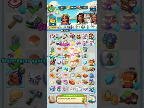 Seaside Escape Merge Game (Mobile) Starry Bingo 11/10/2023 Gameplay Walkthrough