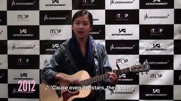 Blackpink Rose audition Video- 2012