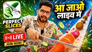perfect slice LIVE NOW Cutting Challenge #live #short #perfectslice #shortfeed
