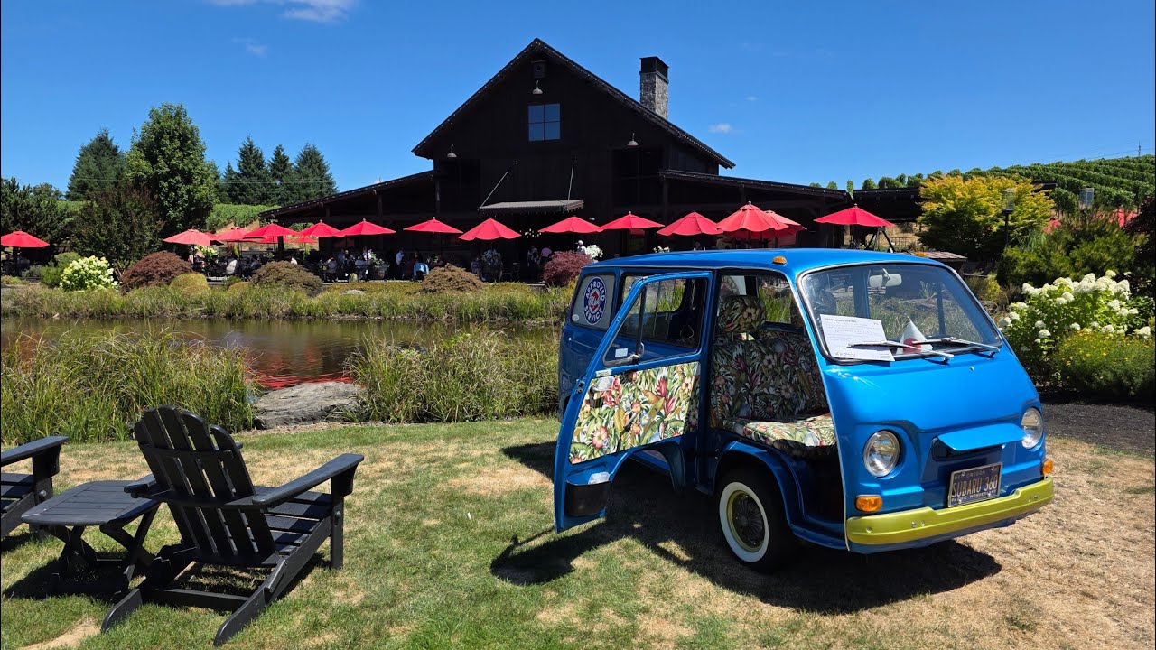 Epic Road Trip in a 18hp. Tin Can Subaru Van - YouTube