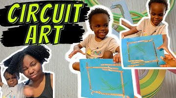 How To Make A Circuit With Copper Tape And Turn On A Light | Paper Circuit Art