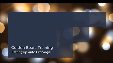 How to set up Auto Exchange