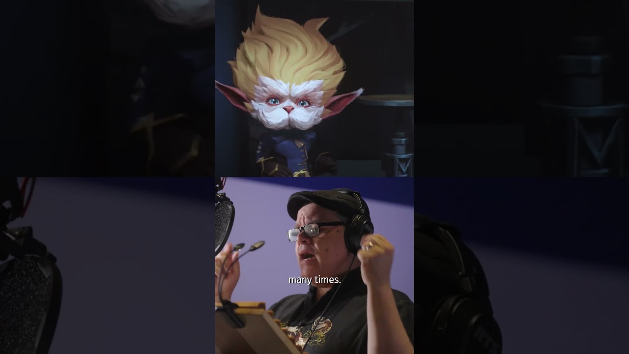 In the booth with Mick Wingert as Heimerdinger. 