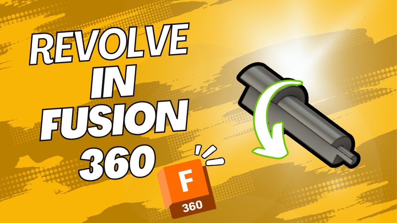 #8 How to revolve in Fusion 360