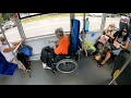 Помощь колясочнику при выходе из автобусе