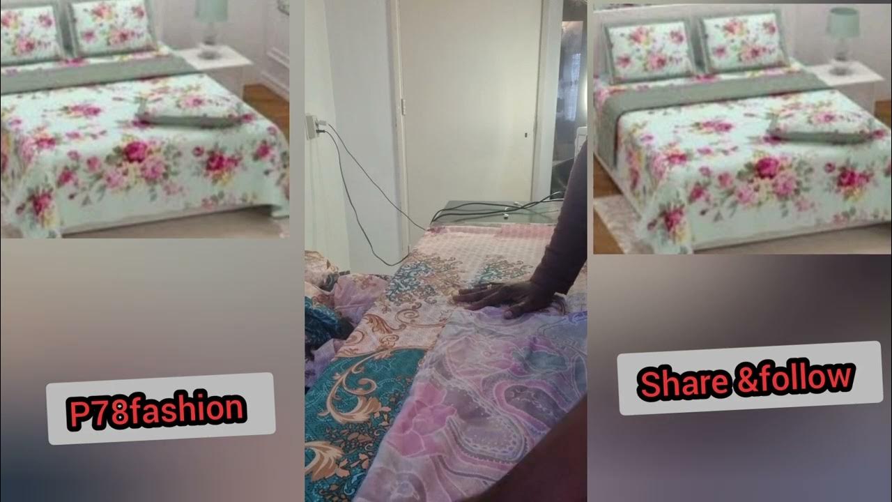 HOW TO MAKE EASY BEDSPREAD YouTube