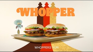 Whopper ad but its Squidward having a stroke
