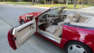 1998 Mercedes Benz SL500 Imperial Red for sale