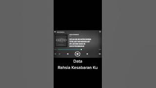 Rahsia Kesabaranku - Data