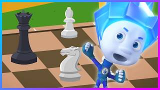 Nolik quiere jugar al ajedrez | Los Fixis | Dibujos animados educativos