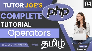 Comparison Operator | Logical  Operator | Error Control Operators |  Execution |Part-4|Tutor Joe