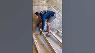 How to avoid stick framing basements you ask? Always keep a clean work area!! 👍👍#viral #subscribe
