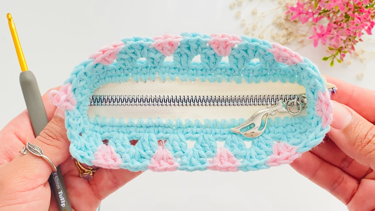 Сумка крючком на молнии Модель Super Easy!!