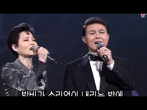 진송남 부부 - 덕수궁 돌담길, 바보처럼 울었다 1997.1.20 KBS 가요무대