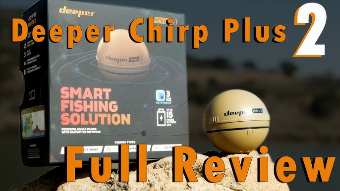 deeper chirp + 2 portable wifi fish finder review and