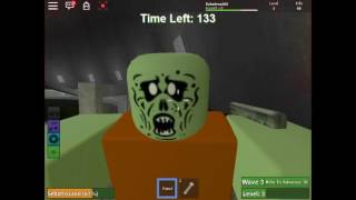 MI PRIMERA VEZ EN ROBLOX ( ZOMBIE RUSH )