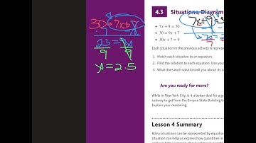 6.4 Reasoning about Equations and Tape Diagrams (Part 1)