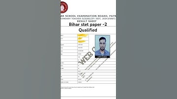 Bihar stet paper-2 Result |#pgt#bihar#biharstet #paper2|#politicalscience