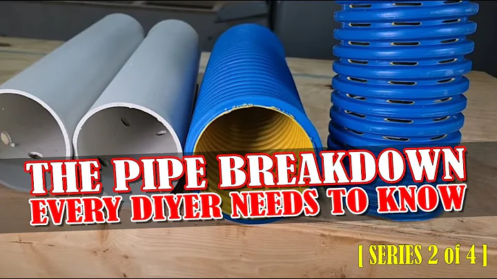 Best Pipe for French Drains: Differences Explained [Series 2 of 4]