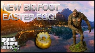 GTA 5: NEW 'Bigfoot' Easter Egg - Bigfoot Kills The Hunter! (Grand Theft Auto V Easter Eggs)