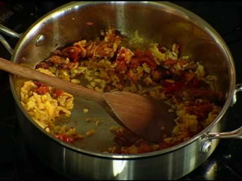The Chef's Kitchen-Seafood Paella and New York Strip Steak