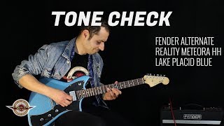 tone check: fender alternate reality meteora hh guitar demo | no talking