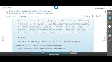 Chapter 8 Keep or Drop Decision
