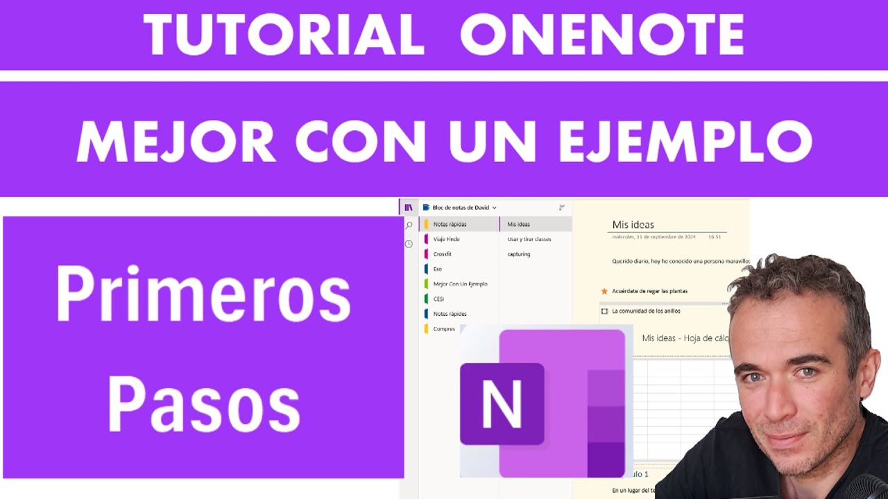 Primeros pasos en Microsoft OneNote, siempre Mejor con un ejemplo - YouTube