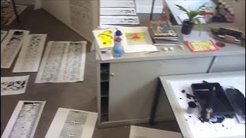 Print making workplace - Willem de Kooning Academy