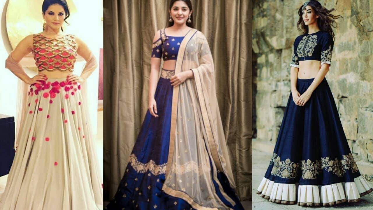 party wear lehenga designs 2018