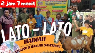 lomba lato lato hadiah kambing dan banjir saweran dari penonton desa siwalan panji sidoarjo 2 jam