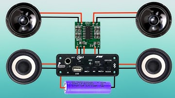 PAM8403 Board Connection With TSBT 003 Bluetooth Amplifier Board | PAM8403 Amplifier | PAM 8403
